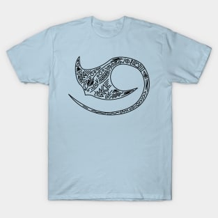 Manta Ray Tribal Design T-Shirt